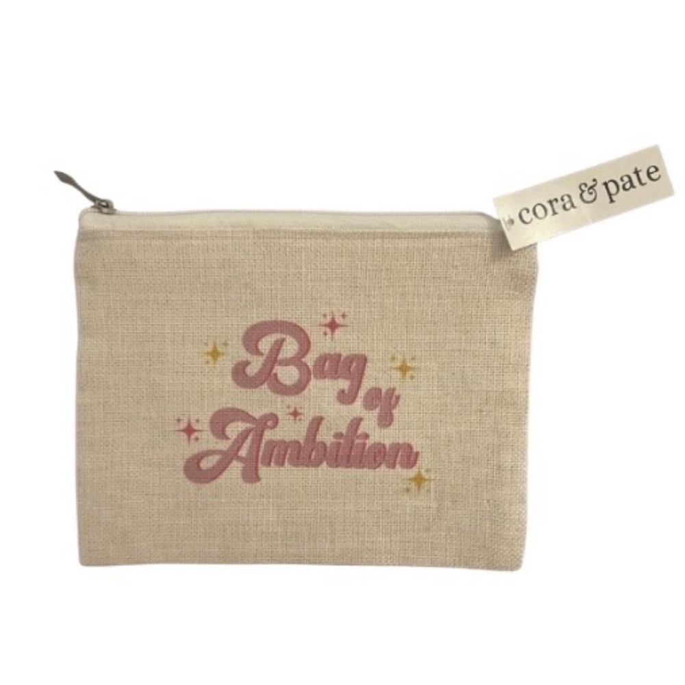Dolly Parton-Inspired “Bag of Ambition” Canvas Pouch 🎶 | NWT | Cora & Pate